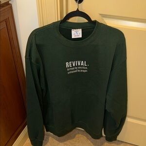 Champion Dark Green Crewneck Sweater